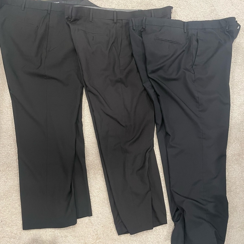 Lot of Haggar Black Trousers